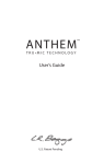 Anthem User Guide