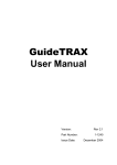 GuideTRAX User Manual