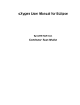 oXygen User Manual for Eclipse