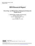 IBM Research Report PowerNap: An Efficient Power Management