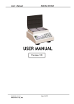 USER MANUAL