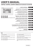 SC-SL3N-AE Central Remote Controller Operation Manual