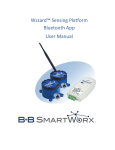 Wzzard™ Sensing Platform Bluetooth App User Manual