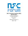 NFC Controller Interface Specification