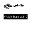 012056_3E2361 Weigh Scale W210 User Manual