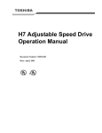 H7 Adjustable Speed Drive Operation Manual