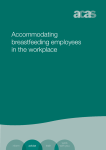 Accommodating breastfeeding employees in the workplace