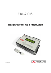 EN-206 user manual (high definition DVB-T modulator)