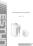 ProNet Series AC Servo User`s Manual