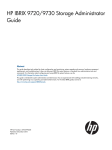 HP IBRIX 9720/9730 Storage Administrator Guide