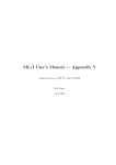 ML/I User`s Manual | Appendix Y
