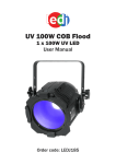 UV 100W COB Flood