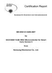 Certification Report BSI-DSZ-CC-0400-2007