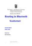 Routing in Bluetooth Scatternet