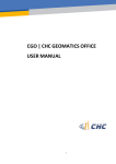 CGO|CHC GEOMATICS OFFICE USERMANUAL