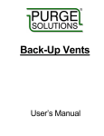 Back Up Vents - Purge Solutions