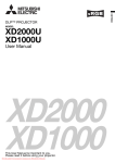 Mitsubishi XD1000U User Guide Manual