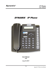 VoIP Demo System User Manual