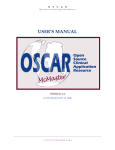 OSCAR Manual version 2.2 (Sept 18, 2008)