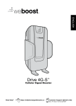 User Manual for weBoost Drive 4G-S 470107
