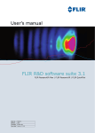 User`s manual FLIR R&D software suite 3.1