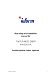 Pyramiddsp 10-60 kVA user manual