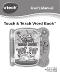User`s Manual Touch & Teach Word BookTM