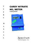 Cardy Nitrate NO3 - Spectrum Technologies