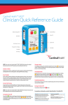 Clinician Quick Reference Guide