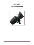 LED LED 60W Scanner Light - Flash