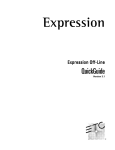 Expression Off-Line QuickGuide, v.3.1