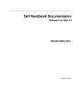Self Handbook Documentation