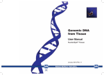 Genomic DNA from Tissue