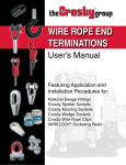 WIRE ROPE END TERMINATIONS