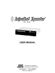 USER MANUAL - JDS Technologies
