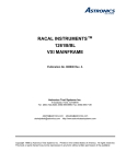 racal instruments™ 1261b/bl vxi mainframe