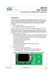 Evaluation kit for RX95HF NFC transceiver