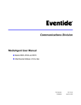 Eventide MediaAgent User Manual v1.9.5