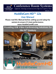 HuddleCamHD 12X Manual