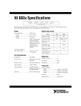 NI 660x Specifications