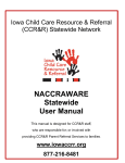 NACCRAWARE Statewide User Manual