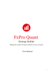 FxPro Quant Strategy Builder