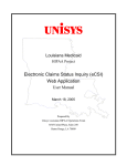 Unisys - Louisiana Medicaid