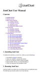 JustClust User Manual