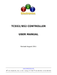 TC553/852 Controller User`s Manual