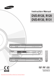 Samsung DVD-R128 User Guide Manual - DVDPlayer