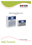 Rotem® Platinum Plus Controller Installation & User