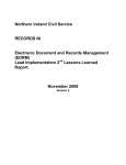 Executive summary - Public Record Office of Northern Ireland