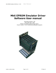 Mk6 Emulator Driver User Manual: