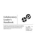 Collaboratory Leader`s Handbook